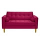 thumbnail image 1 of Sofa Retro 2c Felpa 01 Burdeo, 1 of 6