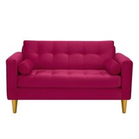 Bodevir - Sofa Retro 2C Felpa 01 Burdeo