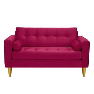 Bodevir - Sofa Retro 2C Felpa 01 Burdeo