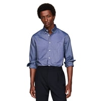 Camisa Tommy Hilfiger Heritage Oxford Solid Regular Para Hombre