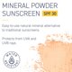 thumbnail image 2 of Protector Solar en Polvo Mineral con Brocha SPF 30 Touch Tan, 2 of 7