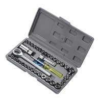 Genérico - Set Juego 40 Llaves Trinquete Motocicleta Auto Bicicleta Lau