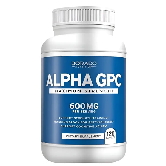 Dorado Alpha Gpc 600mg Mejora La Memoria La Concentracion