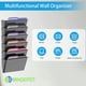 thumbnail image 5 of Organizador de archivos de pared MINDEPOT con 6 bolsillos, acrílico, negro, 5 of 8