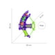 thumbnail image 2 of Juguete Arco Lanzador De Bolas Tiro Al Blanco Morado, 2 of 3