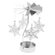 thumbnail image 5 of decoración de navidad vela giratoria té luz titular candelabro copo de nieve, 5 of 5