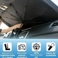 Movi - Parasol Plegable Para Auto Con Filtro Uv, Tipo Paragua