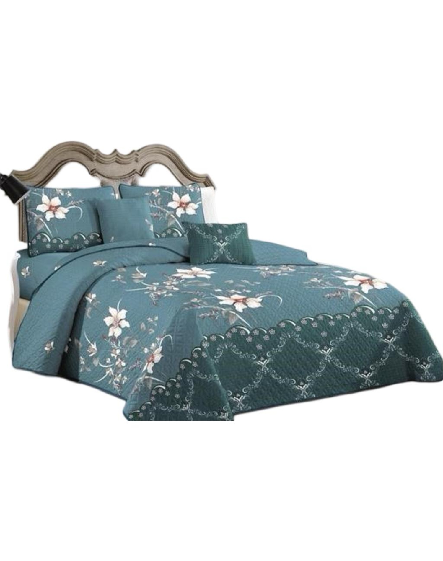 Genérico - Cubrecama Quilt 2 Plazas+2 Fundas Verano Fresco 13N36