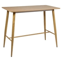 Pandalino - Mesa Alta Bar Álamo | Color Natural 120X60X 105