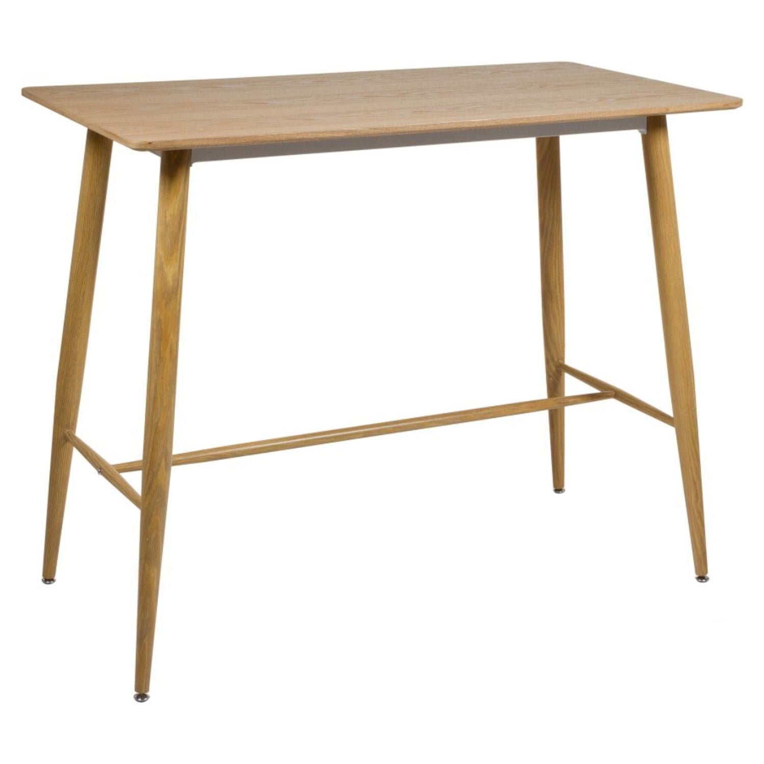 Pandalino - Mesa Alta Bar Álamo | Color Natural 120x60x 105 Cafe