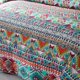 thumbnail image 5 of NEWLAKE Juego de colcha de algodón reversible con patchwork, diseño Universo Infinito, tamaño individual, 5 of 7