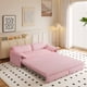 thumbnail image 1 of 66" Queen Pull Out Sofa Bed, 3-in-1 Convertible Sleeper Sofa with Side Storage,Multi-Functional Velvet Loveseat Bed for Living Room,Bedroom,Apartment,Office(Old Sku W1885P163513;New Sku W1885S00226), 1 of 3