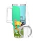 thumbnail image 3 of La Pequeña Lola Visita la Ciudad Vaso aislado de acero inoxidable con asa, diseño temático, regalo para familia, amigos y fans; incluye pajita y encaja en el portavasos estándar, 40 oz, 3 of 6
