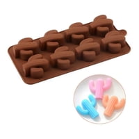 Genérico - Moldes De Chocolate Molde De Silicona Chocolate Cactus