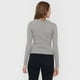 thumbnail image 2 of Sweater Mujer Cuello V Slim Gris Melange Corona, 2 of 5
