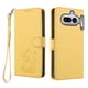 thumbnail image 1 of Funda Billetera con Relieve de Gato para Nothing Phone 4A, Amarillo, 1 of 6