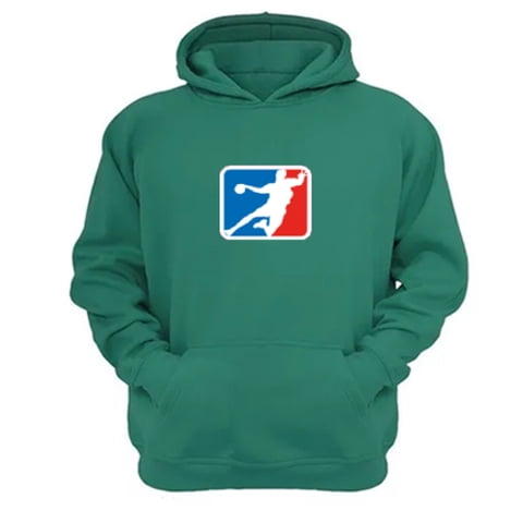 Genérico - Polerón Canguro Handball Verde Aguamarina Talla L Unisex