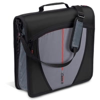 Case It - Carpeta Con Cremallera Case-It Mighty Zip Tab School D-146, Color Negro Azabache