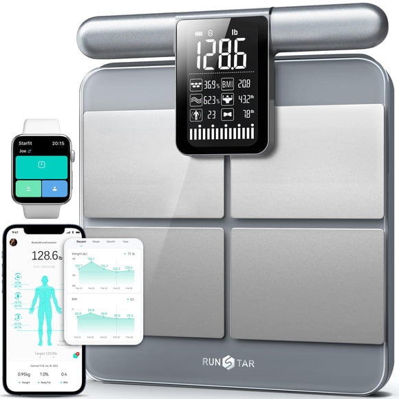 Báscula inteligente Runstar para el peso corporal y el porcentaje de grasa
