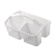 thumbnail image 4 of Ducha Portátil Caddy Cesta Suministros De Limpieza Cubo 3 Compartimentos Divididos Blanco, 4 of 5