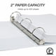 thumbnail image 3 of Carpeta Samsill Economy de 3 anillas, 2 pulgadas, 425 hojas, capacidad x12, 3 of 8