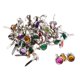 thumbnail image 5 of 50 piezas de colores surtidos de metal Rhinestone cabeza Brads sujetadores de papel 7 mm, 5 of 5