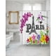 thumbnail image 1 of Cortina de Baño Tela Género + Forro Impermeable, 1 of 6