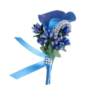 Bothyi - Boda Boutonniere Novia Broche Traje Pin Para Boda Eventos Del Día De San Valentín Azul