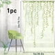 thumbnail image 2 of 1pc Willow Leaf Strip Backdrop Cloth Green Willow Leaf Mesh Curtain Party Party Background Decoration Party Background Cloth, 2 of 2