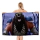 thumbnail image 1 of Rey Lobo Toalla de playa de secado rápido con diseño temático, regalo para mujeres y niñas, ideal para cumpleaños, fans, amantes de la música, uso en la playa o al aire libre, 78 × 150 cm, 1 of 6