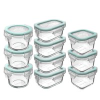 Set 10 Contenedores Hermeticos Allegra Recipiente Vidrio