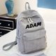 thumbnail image 1 of Personalised Corduroy Knapsack Custom Your Name Casual Backpack Unisex Classic Campus Portable Ultra Soft Handbag, 1 of 3