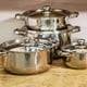 thumbnail image 3 of Juego Batería 8 Piezas Olla Cocina Acero inoxidable, 3 of 3