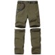 thumbnail image 1 of Pantalones JOMLUN para niños, casuales, de secado rápido, senderismo al aire libre, color verde militar, 1 of 9