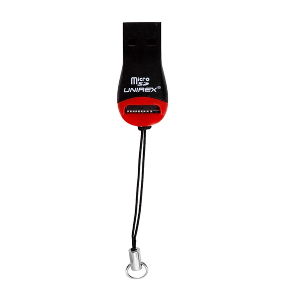 Lector USB Unirex para tarjeta Micro SD y memoria flash
