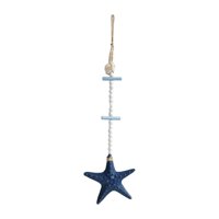 Magideal - Decoración De Pared De Madera Con Diseño , Letrero De Granja, Decoración De Pared De Temática Bohemia, Rústica Para Dormitorio Azul Oscuro