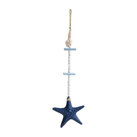 Magideal - Decoración De Pared De Madera Con Diseño , Letrero De Granja, Decoración De Pared De Temática Bohemia, Rústica Para Dormitorio Azul Oscuro