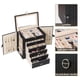 thumbnail image 2 of Caja de joyería BOOVO de 6 niveles y gran capacidad, 2 of 7