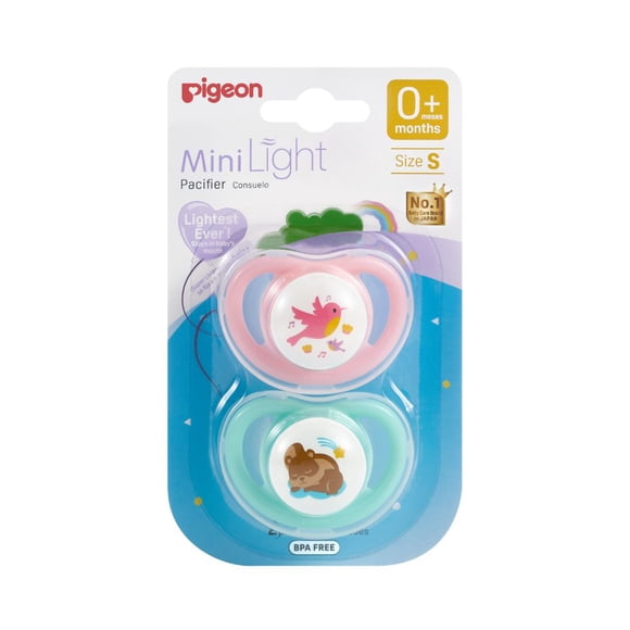 Chupete Odontológico Mini Light Talla S 2 Un Rosa-Verde