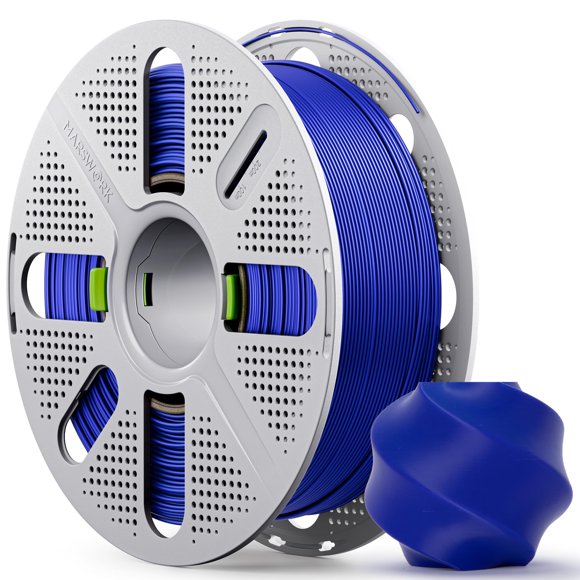 Filamento MarsWork 1 kg 1,75 mm PLA Básico Azul Oscuro