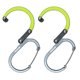 thumbnail image 1 of Carabina GEAR AID HEROCLIP Pequeña Paquete de 2 Verde Náutico, 1 of 9