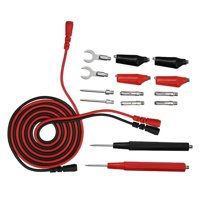 Ioensy - Juego De Cables De Prueba Para Multímetro Con Conector Tipo Banana Para Electrónica Automotriz Industrial