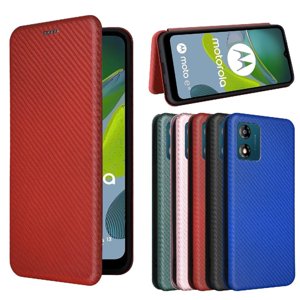 Funda Flip Para Foxdock Moto E13 4G - Funda Magnética De Negocios, Funda Protectora Delgada