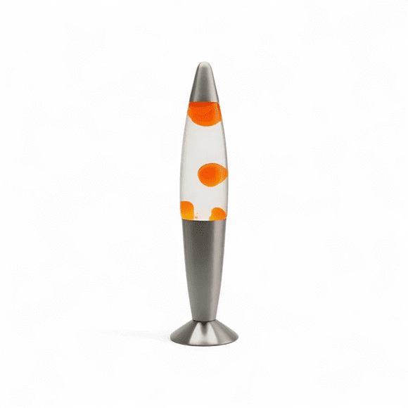 Lámpara de lava decorativa Naranja