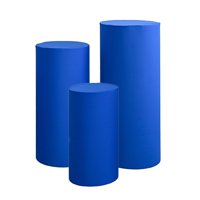 Bothyi - 3X Fundas Cilíndricas Para Pies Decorativas Para Fiestas, Compromiso, Acción De Gracias, Azul Oscuro