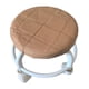 thumbnail image 2 of Taburete giratorio de 360 degree, asiento de trabajo portátil, silla baja con ruedas silenciosas para cocina casera , Café, 2 of 5