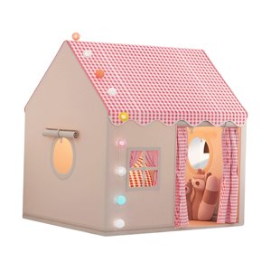 Bothyi - Tienda De Juegos Para Niños, Portátil, Plegable, Castillo De Princesa Para Niños Y Niñas, Color Rojo