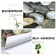 thumbnail image 2 of 1 Roll, Self-Adhesive Cobblestone Glossy Contact Paper, Removable Waterproof Vinyl Oil-Resistant High Temperature Resistant Wall Stickers, Peel And Stick Wallpaper, For Kitchen Living Room Bathroom, 2 of 4