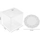 thumbnail image 2 of Cajas para manzanas de caramelo JOERSH 10x10x10 cm, 30 unidades con manteles de encaje, 2 of 7