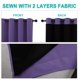 thumbnail image 5 of Cortinas NICETOWN 132 cm Lila 2 Paneles Opacas, 5 of 8